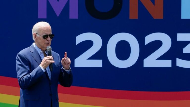 Biden lauds ‘extraordinary’ courage of LGBTQ Americans at White House Pride event