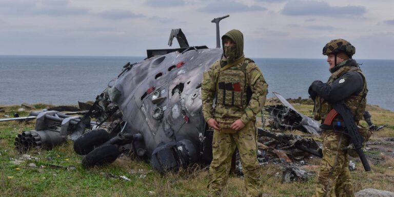 Ukrainian Special Forces Says It Scored Hit on Russian Su-30 Fighter Jet