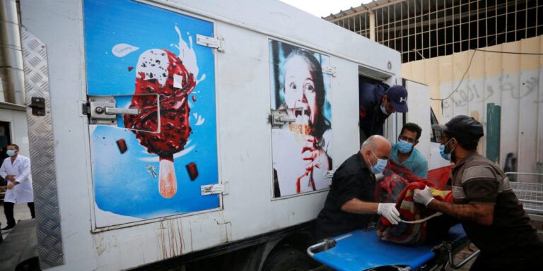 Gaza Using Ice Cream Trucks to Store Bodies As Space Runs Out: Report
