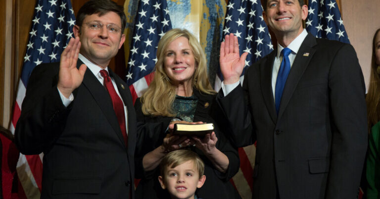 Kelly Johnson Embodies the Hard-Line Views She Shares With the Speaker