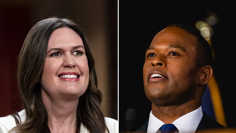 Sarah Sanders wades into ‘crucial’ Kentucky governor race as Republicans look to flip second seat from Dems