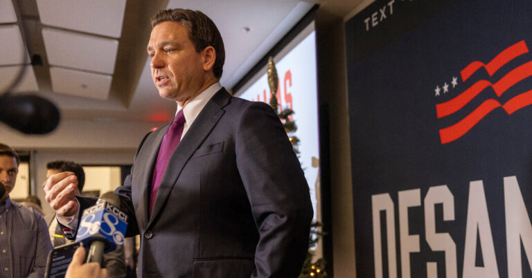 DeSantis Bashes Trump for Bragging About Debating Hillary Clinton