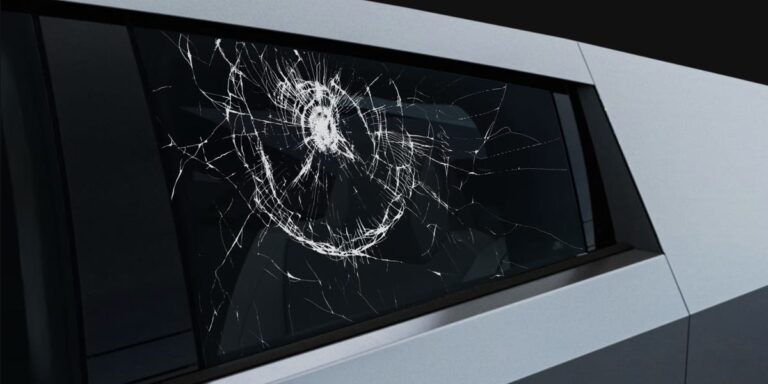 Tesla Is Selling a Cybertruck Decal Inspired by Elon Musk’s Famous Window Smashing Incident