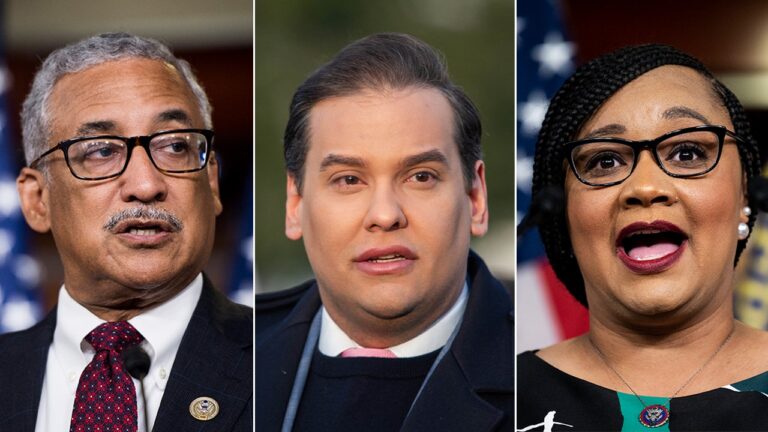 Two Democrats bucked their party and voted against expelling George Santos from Congress