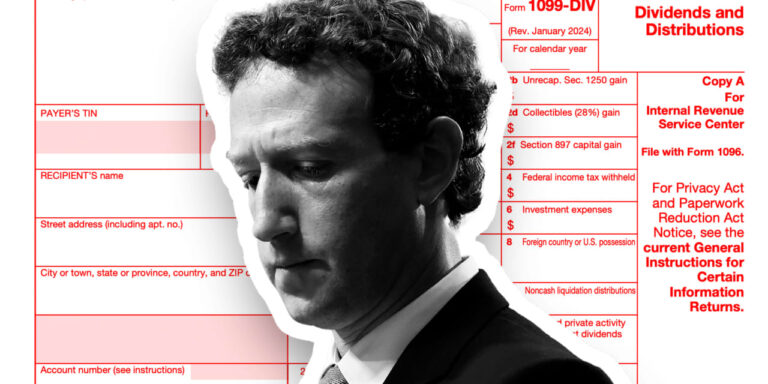 Mark Zuckerberg could pay millions in taxes to the IRS on Meta dividends