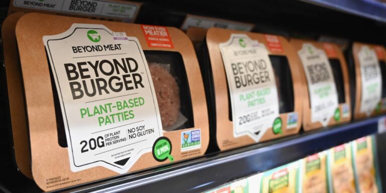 Beyond Meat’s stock is sizzling, up nearly 75% on growing gross margins