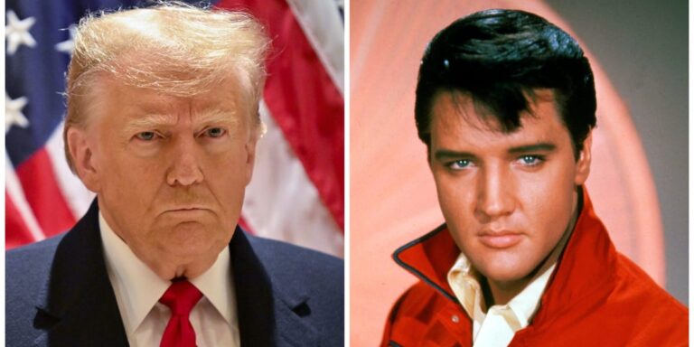 Trump Asked His Followers If He Looks Like Elvis in Strange Post