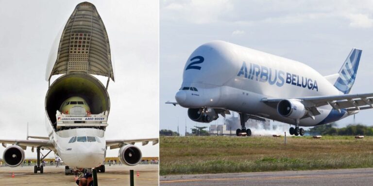 See the BelugaST ‘Super Transporter’ Airbus Flew to the US for the First Time