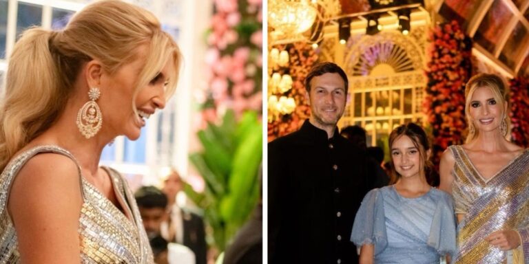 Ivanka Trump Wears Shiny Sari to Ambani Pre-Wedding Event