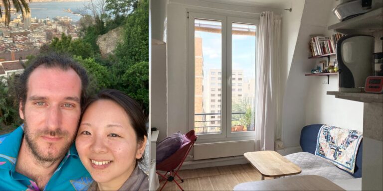 Millennial Couple in Paris Micro-Apartment Shares Tips for Living Tiny